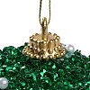 Christmas Ball Foam & Plastic Imitation Pearl Pendant Decoration FIND-G056-01A-4