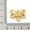 Rack Plating Brass Micro Pave Cubic Zirconia Pendants KK-P277-04G-3