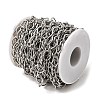 304 Stainless Steel Oval Link Chains CHS-C018-02B-P-2