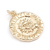 Brass Pendants LS-ZIRC-I042-04G-2