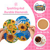 5D DIY Diamond Painting Cup Mat Kits DIY-TAC0021-09D-43