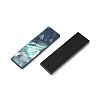 2Pcs Natural Black Lip Shell Pendants FIND-Z079-01H-2