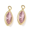 Brass Pave Cubic Zirconia Charms CU-CBABEB3-06G-02-1