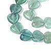 Natural Green Fluorite Beads Strands G-T142-64A-3
