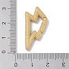 Rack Plating Brass Micro Pave Cubic Zirconia Spring Gate Rings Clasps KK-NH0002-15G-01-3
