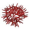 Opaque Acrylic Imitation Coral Beads Strands SACR-P033-01A-07-3