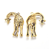 Tibetan Style Alloy Pendants TIBEP-EA10923YKG-AG-LF-1