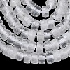 Natural Quartz Crystal Heishi Beads Strands G-A299-A07-01-5