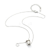 304 Stainless Steel Pendant Necklaces NJEW-L458-083-3