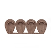 4-Slot Wood Jewelry Display Stands ODIS-A014-01A-2