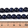 Dyed Natural Mashan Jade Round Beads Strands G-T139-8mm-67G-5