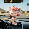 Cat with Headset Acrylic Hanging Ornaments PW-WG89B83-01-2