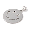 Non-Tarnish 201 Stainless Steel Pendants STAS-A094-12P-2