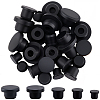 30Pcs 5 Styles Silicone Hole Plugs AJEW-GF0011-63F-1