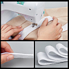 Needle Punch Cotton Strips Fabric SRIB-WH0027-01-4