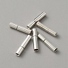 Brass Bayonet Clasps KK-WH0062-36A-S-2