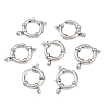 Tarnish Resistant 304 Stainless Steel Spring Ring Clasps STAS-R083-04-4