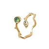 304 Stainless Steel Cuff Open Rings for Women GG-CBA7994-03G-07-4