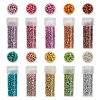50G 10 Colors Cylinder Seed Beads SEED-DC0001-11-1