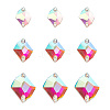 GOMAKERER 72Pcs 3 Style Irregular Rhombus Glass Sew on Rhinestone GLAA-GO0001-15-1