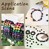 580Pcs 4 Sizes Natural Lava Rock Round Beads G-SP0001-18-5