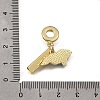 Brass Enamel European Dangle Charm LS-KK-CBAA632-24G-3