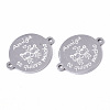 Tarnish Resistant 201 Stainless Steel Links connectors STAS-S079-156B-P-1