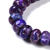 Dyed Synthetic Imperial Jasper Beads Strands G-P529-E01-A02-2