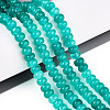 Dyed Natural White Jade Beads Strands X-G-T139-59A-09-1