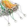 100Pcs Polyester Cord Mobile Straps MOBA-FS0001-02D-6