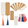 40Pcs 2 Colors Paper Blank Bookmarks AJEW-TA0003-12-1