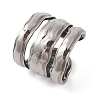 Non-Tarnish 304 Stainless Steel Cuff Rings for Women RJEW-G324-02P-1