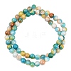 Jade Beads Strands G-D264-6mm-XH14-8