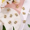 10Pcs Rack Plating Brass Micro Pave Cubic Zirconia Charms ZIRC-SZ0003-85-3