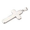 201 Stainless Steel Big Pendants STAS-C149-01P-2