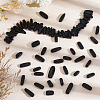 Beebeecraft 1 Strand Natural Black Stone Beads Strands G-BBC0001-21-4