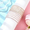 5Pcs Glass Beaded Stretch Bracelet Sets BJEW-YW00003-01-5