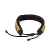 Adjustable Seed Bead Braided Beaded Bracelets for Men Women BJEW-JB06288-02-3