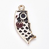 Alloy Enamel Pendants X-ENAM-O035-06G-D-1