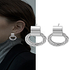 1Pair Alloy Stud Earrings EJEW-LP0008-025-1