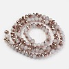 Electroplate Glass Beads Strands EGLA-A034-J10mm-N03-2