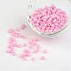 6/0 Opaque Colours Round Glass Seed Beads X-SEED-A010-4mm-55-1