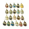 Natural & Synthetic Mixed Gemstone Pendants G-G900-01G-1