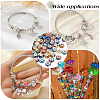 100Pcs 10 Colors Resin European Beads RPDL-PA0001-01-5