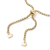 3Pcs 3 Styles 304 Stainless Steel Cable Chain & Venetian Chain & Rolo Chain Slider Bracelet Making AJEW-JB01463-5