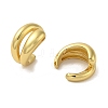 Rack Plating Brass Clip-on Earrings EJEW-R162-24G-2