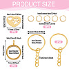 DIY Keychain Kits DIY-TA0014-65B-G-3