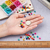 Kissitty 400Pcs 8 Colors Synthetic Turquoise Beads Strands TURQ-KS0001-01-10