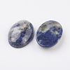 Natural Sodalite Flat Back Cabochons G-G741-22x30mm-06-2