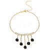 Brass Crystal Rhinestone Tennis Anklets for Wome FS-WGAF92D-05-2